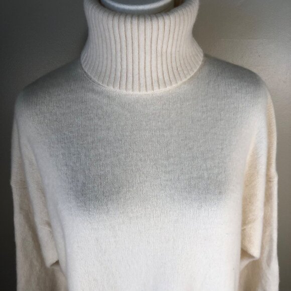 Polo Ralph Lauren Italian Merino Wool 3/4 Sleeve Turtleneck Sweater Size M - Picture 3 of 8
